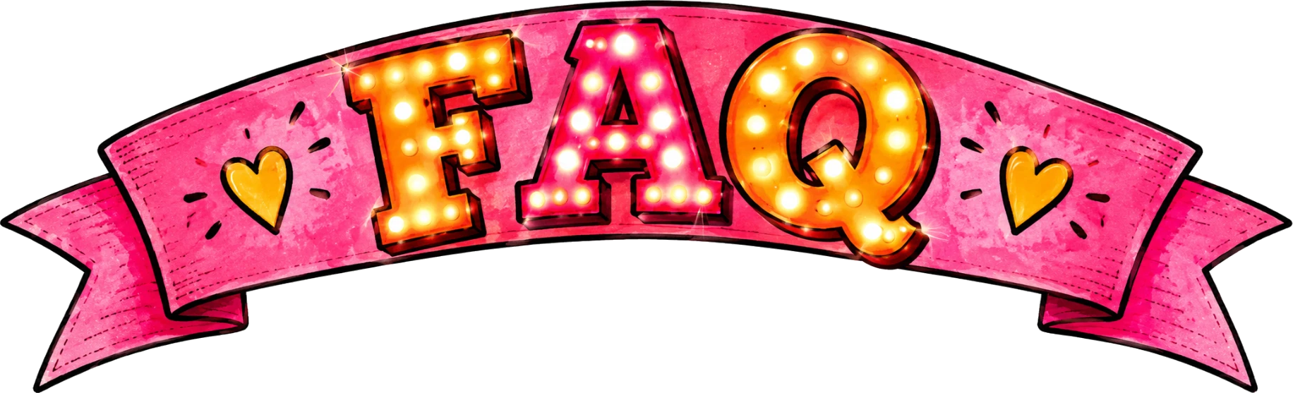 FAQ marquee banner